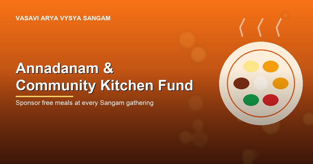 Annadanam & Community Kitchen Fund